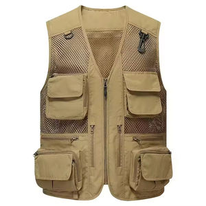 Chalecos de Seguridad al Por Mayor, Ropa de Trabajo Personalizada, Transpirable, Tallas S a 5XL, Chalecos Industriales Tácticos de Fabricación Propia - Product Image 2