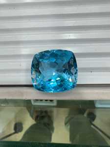 Topacio Azul Natural con Corte Cojín, Gema Suelta para Joyería Personalizada, Topacio Azul Genuino, Suministro de Gemas al por Mayor - Product Image 6