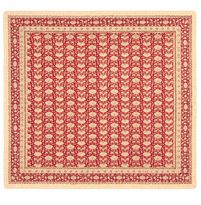 Red Floral Hand Block Printed Eco-Friendly 300tc Classic <b>Comforter</b> King Size Cotton Quilt Reversible Bedding Intricate Endless - Product Image 3