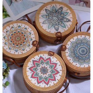 Natural Rattan <b>Bag</b> Vietnam Handmade Woven Handbag for Women Wholesale Bulk Supplier - Product Image 1