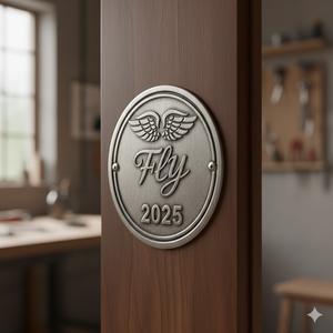 Plaque métallique gravée personnalisée de haute qualité, imperméable, avec nom de marque pour meubles - Product Image 4