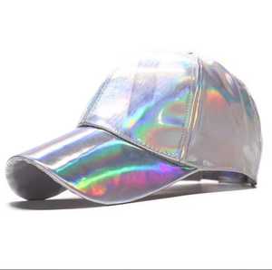 Holographic <b>Baseball</b> <b>Cap</b> Unisex Adjustable Fashion Hat Breathable Polyester Spring Summer Casual Wear - Product Image 6