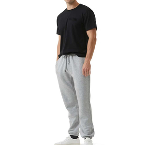 Wholesale Men <b>Summer</b> Tracksuits Set 100% Cotton Quick Dry Lightweight Breathable Athletic Short Sleeve T-Shirt and <b>Trouser</b> Set - Product Image 1