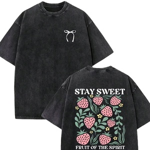 เสื้อยืดแขนสั้นผ้าฝ้าย100% สำหรับผู้ชายพิมพ์ลายซิลิโคนป้องกันริ้วรอยปรับแต่งสีได้7-10วัน - Product Image 1