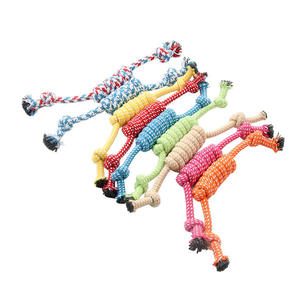 Jouet interactif créatif en corde de coton coloré et résistant aux morsures pour chien, jouet à mâcher pour animaux de compagnie, jouet de mouvement interactif - Product Image 2