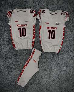 Jersey de Fútbol Americano Sublimado Personalizado de Buena Calidad, Hecho en Fábrica, Uniforme de Fútbol Americano para Adultos y Jóvenes - Product Image 4