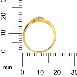 Luxury Jewelry Supplier <b>Special</b>: Premium Gold Ring Featuring a Round Cut Diamond Cluster and Studded Leaf Detailing - Product Image 5