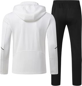 Easy Wash Quick Dry Fashionable Sports Suit Men Activewear Set Hooded Pullover Sweatshirt Matching - Product Image 2
