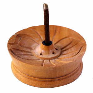 Quemador de Incienso de Sándalo Hecho a Mano, Estilo Tibetano, Soporte de Madera para Uso Religioso, Regalo Artesanal para Todas las Estaciones - Product Image 2