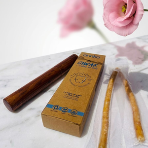 Natural Organic Miswak Dental Sticks Pack of Two Herbal Teeth Cleaning Sticks with Wooden Holder for Healthy Mouth Care - Product Image 5