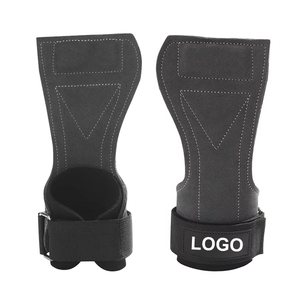 Straps and Supportive Design Palm Grips Adjustable Leather Palm Grips for Finger Exercise Fitness <b>Equipment</b> with <b>Secure</b> - Product Image 3