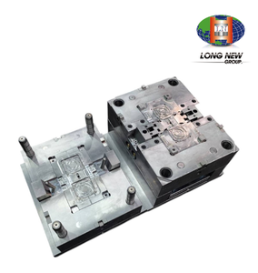 Moule d'injection plastique HIPS personnalisé LONGNEW pour pièces de ventilateur de refroidissement |   Moule en acier à 4 cavités à canaux froids avec surface polie - Product Image 1