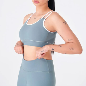 Women's Yoga Set 2-Piece Breathable Spandex/Nylon High Waist Gym Fitness Wear New Style Custom Reasonable Price - Product Image 2
