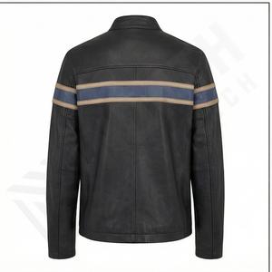 Chaqueta informal de moda de cuero para exteriores para mujer con bolsillos laterales/Chaqueta de cuero personalizada con logotipo personalizado para mujer - Product Image 3