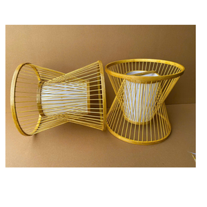 Vietnam Natural Bamboo Lamp Handmade <b>Table</b> Light for <b>Bedside</b> Home Interior Café and Resort Decoration - Product Image 1