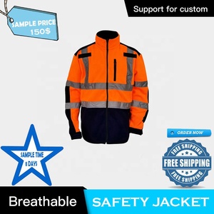 Chaqueta de Seguridad TriPro Sports ANSI Clase 1, Impermeable, de Poliéster, con Luz LED Intermitente, Logotipo Personalizado para Construcción, Alta Visibilidad - Product Image 5