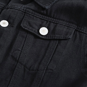 Gilet en jean formel pour homme, sans manches, respirant, réversible, style streetwear, vente en gros - Product Image 5
