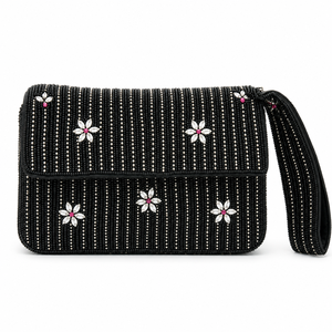 Bolso de Hombro de Diseño para Mujer, Hecho a Mano, con Cuentas de Cristal, Ligero, con Cierre de Botón, para la Playa, Venta al Por Mayor, OEM, ODM - Product Image 3