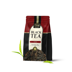 Muestras Gratis de Hojas de Té Negro Premium, Sabor Suave, Té Orgánico, Alimentos y Bebidas, Empaque de Té Personalizado - Product Image 1