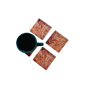52. Posavasos de madera y resina con diseño de chevron, geométricos, modernos, para tazas de café, venta al por mayor, para el hogar. - Product Image 2