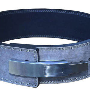 High Quality Cowhide Heavy Duty <b>Strength</b> <b>Training</b> Weightlifting Lever Belt Breathable Back Support Non-Slip Adjustable Safety - Product Image 5