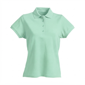 Camiseta de Verano para Mujer, Tejida, 100% Algodón, Informal, de Manga Corta, Color Sólido, Secado Rápido, Transpirable, Estilo Urbano - Product Image 3