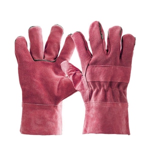 Gants de travail en cuir de vachette de haute qualité, résistants à l'abrasion et à la chaleur, pour la sécurité des mains et la protection au travail. - Product Image 3
