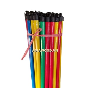 Manche de balai en bois revêtu de PVC Full Color Italia Thread Short Cap Home Use Standard Size Mops Broom Head Dustpels Product - Product Image 5