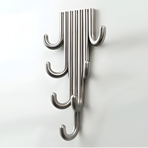 Hot Selling Wall-mounted 202 Folding <b>Shelf</b> Stainless Steel Foldable Towel Rack for Hotels Bathroom Cloth Rack - Product Image 1