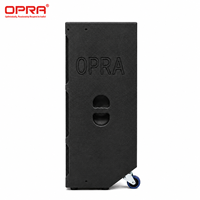 OPRA OP-215 Altoparlante PA Professionale Doppio da 15 Pollici, Impedenza 4 Ohm, Gamma Completa, Sensibilità 100dB, Risposta in Frequenza 55Hz-20kHz, per Live