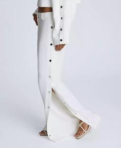 Pantaloni a scatto laterale a vita alta da donna - Product Image 3