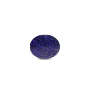 Natural Lapis Lazuli Oval Cabochon 10mm-22.45 Carat Certified Blue Gemstone - Product Image 1