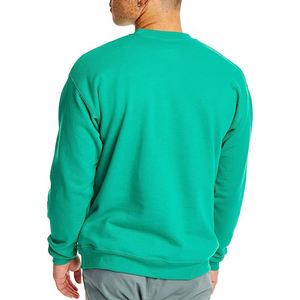 Customized Men's Organic Cotton Sweatshirt Solid Spring Hemp Crew Neck <b>Jumper</b> <b>Pullover</b> Sweatshirts for Autumn Season - Product Image 2