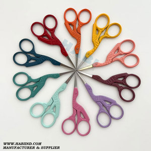 กรรไกรปักผ้ารุ่นล่าสุดจาก HABI INDUSTRIES สีตามสั่ง ผลิตจากสแตนเลส สำหรับคนถนัดขวา กรรไกรตัดไหมขนาดเล็ก ขายส่งสำหรับงานฝีมือ - Product Image 5