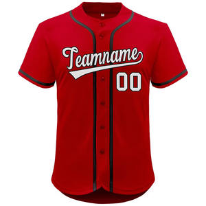 Maillots de baseball personnalisés brodés respirants grande taille en gros à vendre fabriqués par Timer Industry - Product Image 1