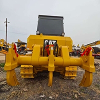 Bulldozer d'occasion d'origine japonaise CAT D7G, tracteur à chenilles Caterpillar D7G avec ripper, treuil, lame hydraulique, en bon état, à vendre