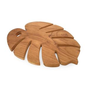 Salvamanteles decorativo de mesa de madera Natural de alta calidad, salvamanteles de forma redonda de madera perforada, diseño perforado resistente al calor - Product Image 5