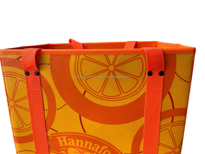 Thanh lịch thực tế ráp không dệt mua sắm túi vai xử lý tùy chỉnh hàng ngày thực hiện hàng tạp hóa Rau lưu trữ bán buôn - Product Image 4