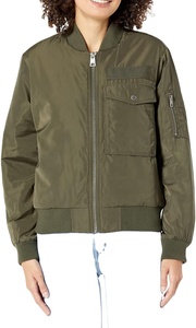 Hot Selling <b>Men's</b> High Street Canvas Utility <b>Flight</b> Bomber <b>Jacket</b> Outerwear Long Sleeve Zipper Windproof 2026 - Product Image 5