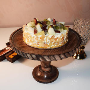 Decorative Eco-Friendly Wooden <b>Cake</b> <b>Stand</b> Artistic Handcrafted Finish for Wedding Centerpieces Birthday Party Tables Dessert - Product Image 2