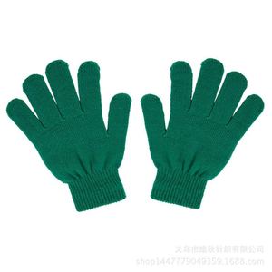 Unisex <b>Touchscreen</b> <b>Gloves</b> Plain Stretch Knitted Acrylic/Cotton Full Finger Warmth Breathable Eco-Friendly Daily Sports Winter - Product Image 3