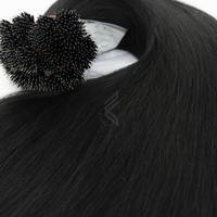 100% Virgin Nano Ring Extensiones de cabello vietnamita crudo de doble trama Fumi Natural Wave Venta a granel-Sin blanquear sin teñir