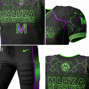 Cheap Wholesale American Football Uniform Custom Design Sublimated Teamwear High Elastic Spandex Side Panels Jersey Set - Product Image 5