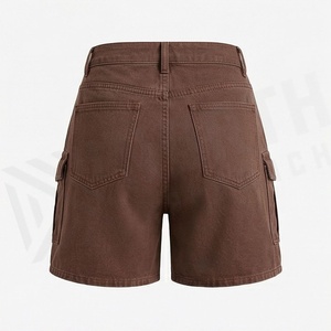Shorts en jean taille basse pour femmes, style décontracté et tendance, qualité supérieure, pour l'été et le streetwear - Product Image 2