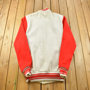 Blank Varsity Style Sweatshirt / Lined Sweater / Fruit Of The loom Super-cotton / Color <b>Block</b> - Product Image 1