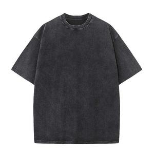 T-shirt à col rond pour homme, manches courtes, coupe classique, bleu clair uni, décontracté, toile non tissée respirante, polyester/coton écologique - Product Image 6