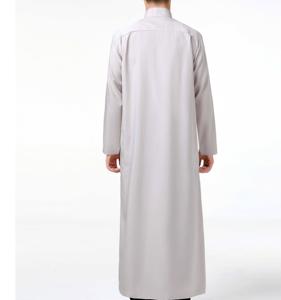 ชุดมุสลิมแบบยาวคลุมทั้งตัว ผ้าฝ้ายแท้ 100% ชุดคลุมแบบดั้งเดิม ชุดอาหรับดูไบ คาฟตัน ระบายอากาศได้ดี - Product Image 4