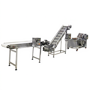Máquina Comercial para Lavar y Clasificar Frutas y Verduras, Equipo de Procesamiento de Chile y Cilantro, Máquina de Limpieza Automática - Product Image 1