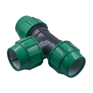 Raccord de compression hexagonal haute pression en PE pour tuyau PE souterrain, homologué pour l'irrigation agricole - Product Image 5