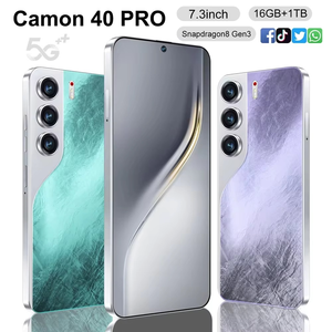 Smartphone C40 Pro à grande mémoire, téléphone portable original débloqué avec caméra réseau, double carte SIM 6,8 pouces, 16+1 To - Product Image 2